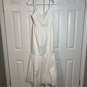 Wayf White maxi long dress